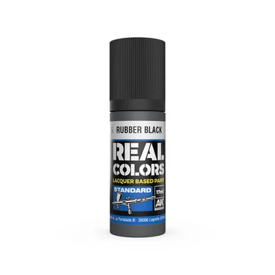 RC805 - Real Colors Rubber Black 17 ml.