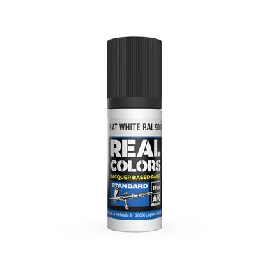 RC806 - Real Colors Flat White RAL 9003 17 ml.