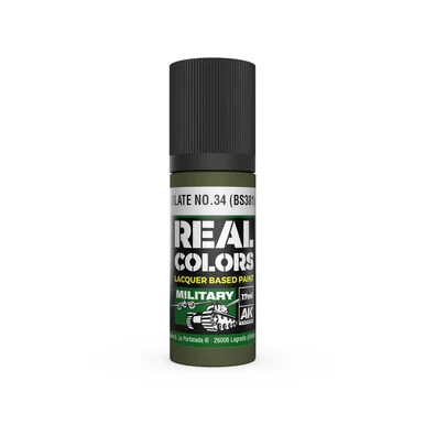 RC867 - Real Colors Slate No.34 (BS381) 17 ml.