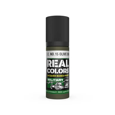 RC875 - Real Colors S.C.C. No.15 Olive Drab 17 ml.