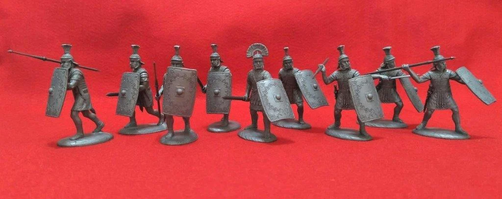 Early Imperial Roman Legionaries (Legio II Augusta), 60 mm (1/30) Scale Plastic Figures - Expeditionary Force
