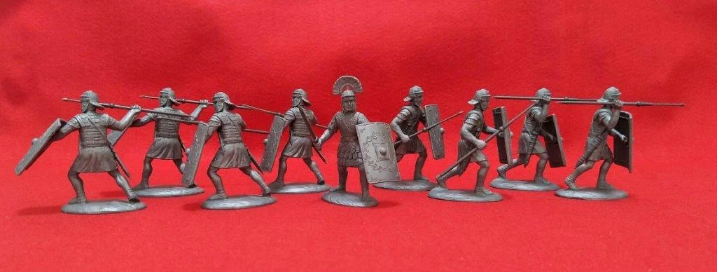 Early Imperial Roman Legionaries (Legio IX Hispana), 60 mm (1/30) Scale Plastic Figures - Expeditionary Force