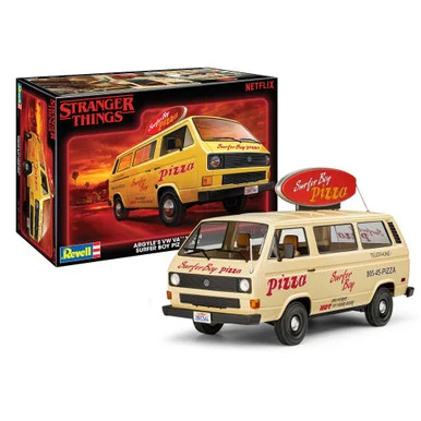 Revell 14559 Stranger Things Argyle's VW Surfer Boy Pizza Van 1/25 Scale Model Kit - Revell Monogram