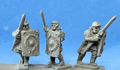 PIG030150 - Roman Legionary advancing Wreath shield