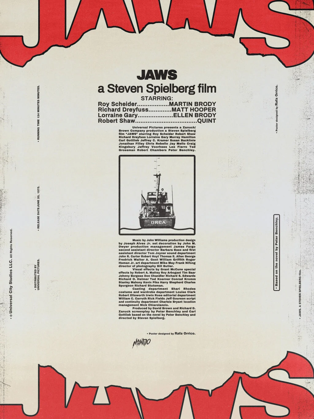Jaws Poster - Rafa Orrico