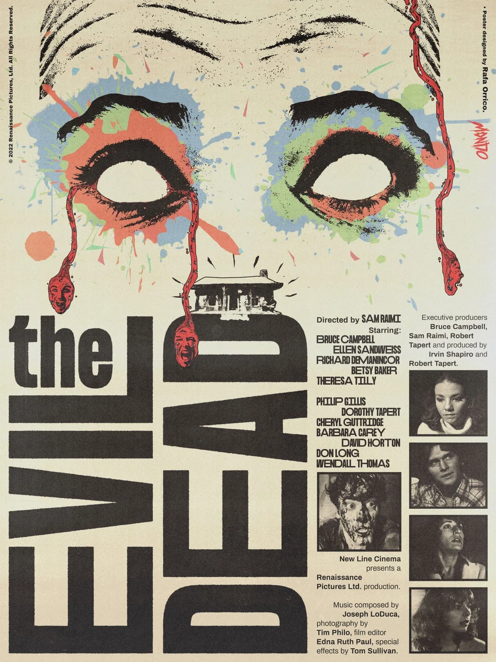 The Evil Dead Poster - Rafa Orrico