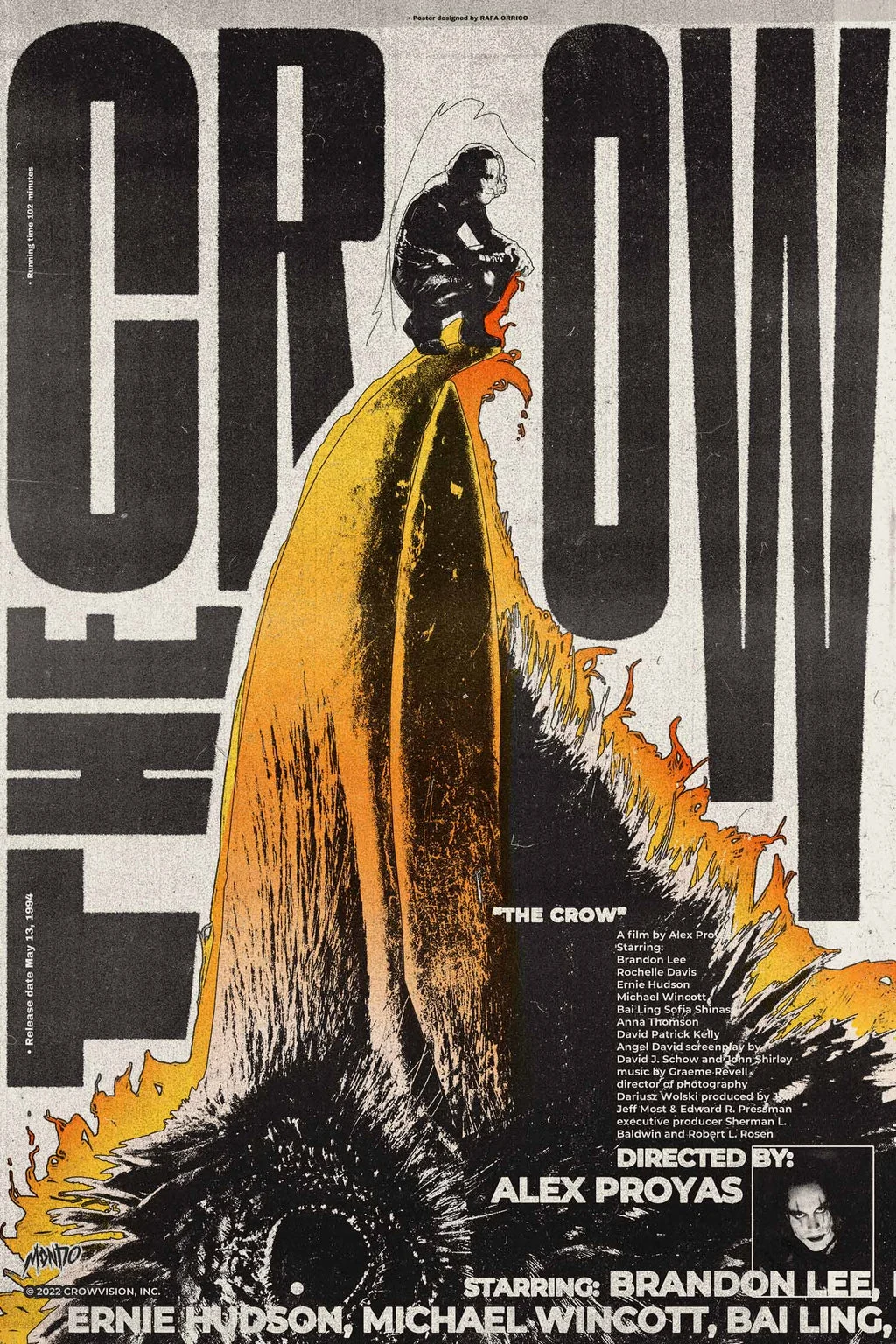 The Crow (Every Night I Burn) Poster - Rafa Orrico