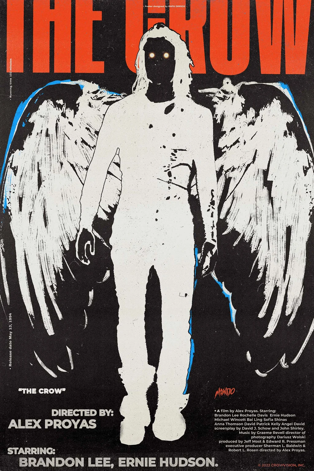 The Crow (Devil's Night Variant) Poster - Rafa Orrico
