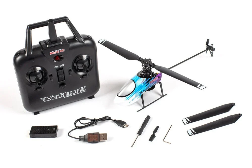 Volitar X RTF Micro Heli with Blue Canopy - Rage RC