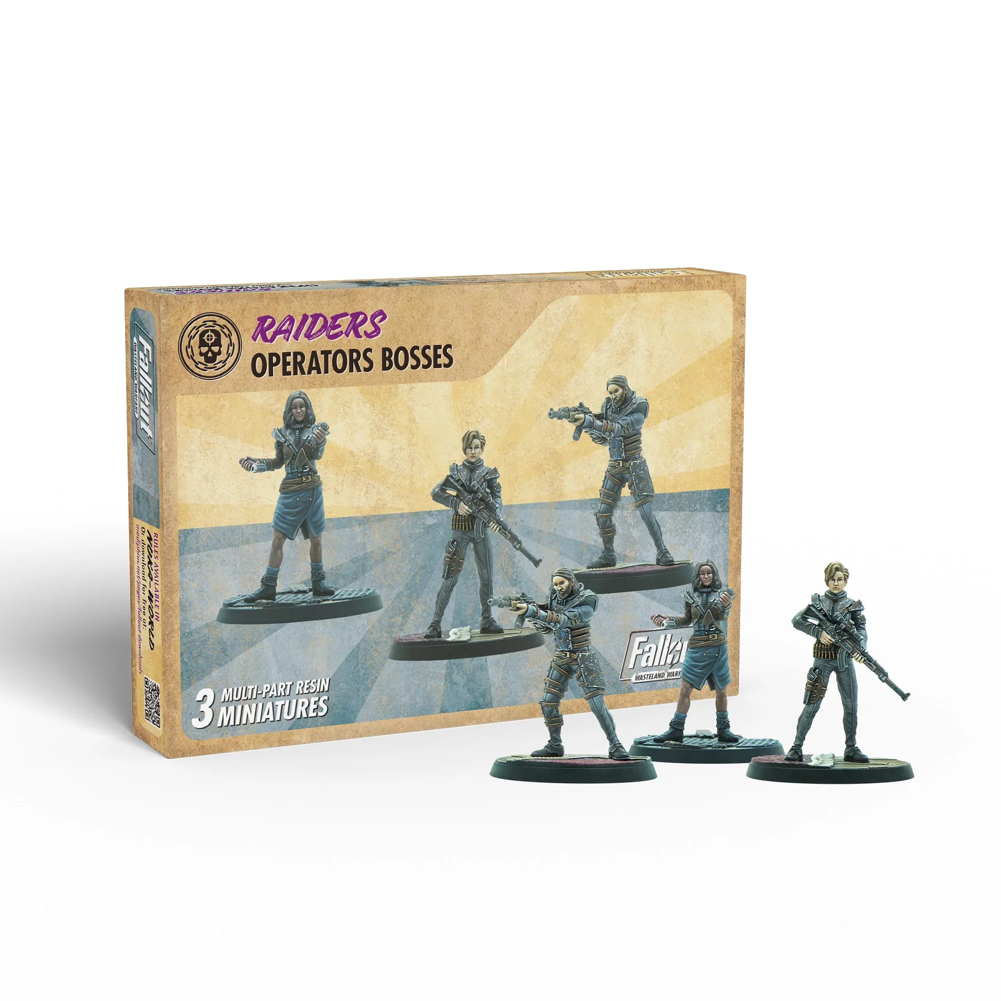 Fallout: Wasteland Warfare – Raiders: Operators Bosses - Modiphius