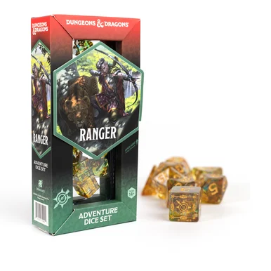 Sirius Dice SDZ2002-15 Dungeons and Dragons Adventure Dice - Ranger: Multi-Colored