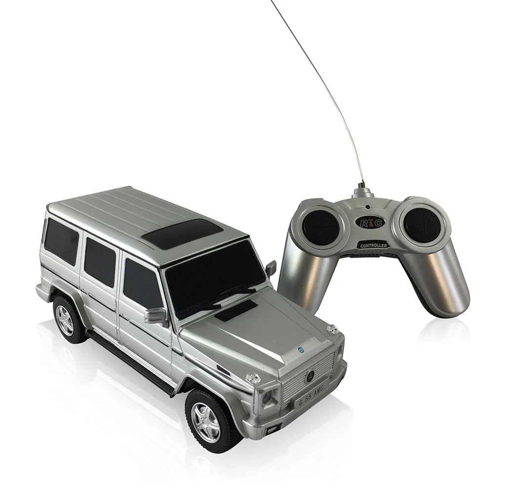 Mercedes-Benz G-Class G55 AMG (Silver) 1:24 Scale Radio Controlled Model Car