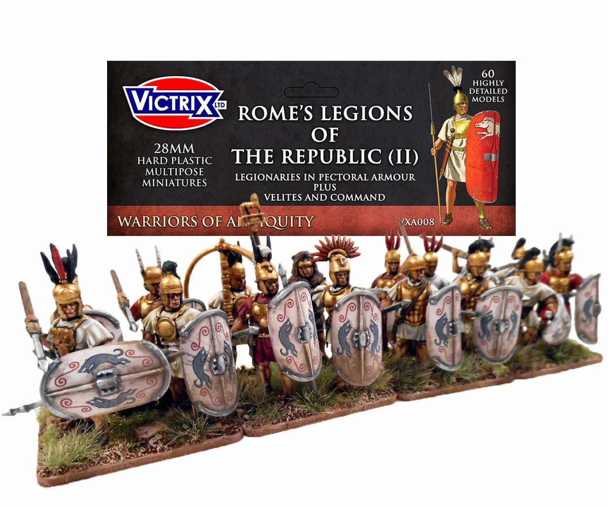Rome’s Legions of the Republic (II), 28 mm Scale Model Plastic Figures - Victrix
