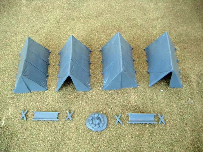 Ridge Tents 28 mm Scale Scenery - Renedra Limited