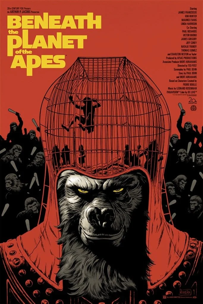 Beneath the Planet of the Apes (Variant) Poster - Paolo Rivera
