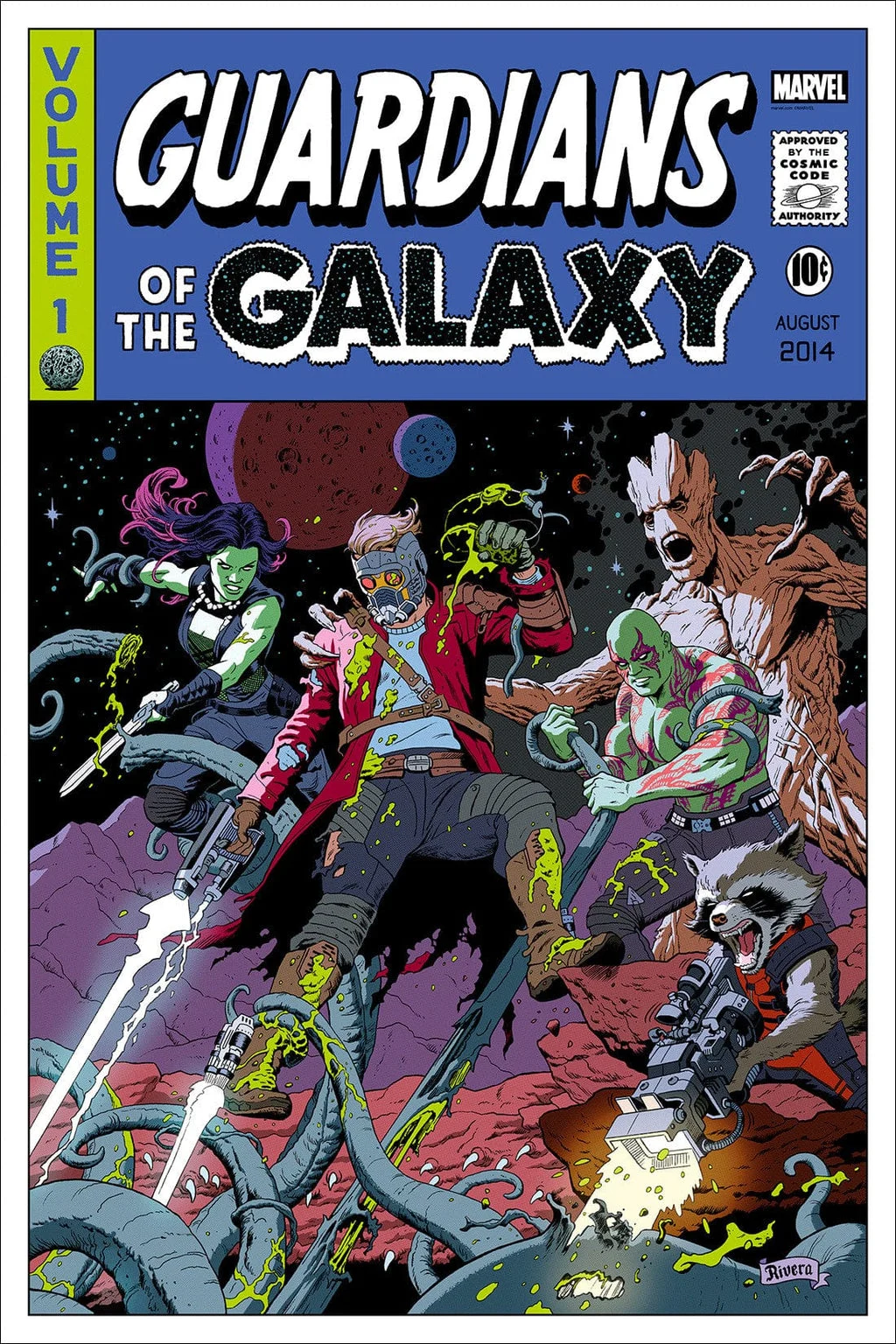 Guardians of the Galaxy (Variant) - Paolo Rivera