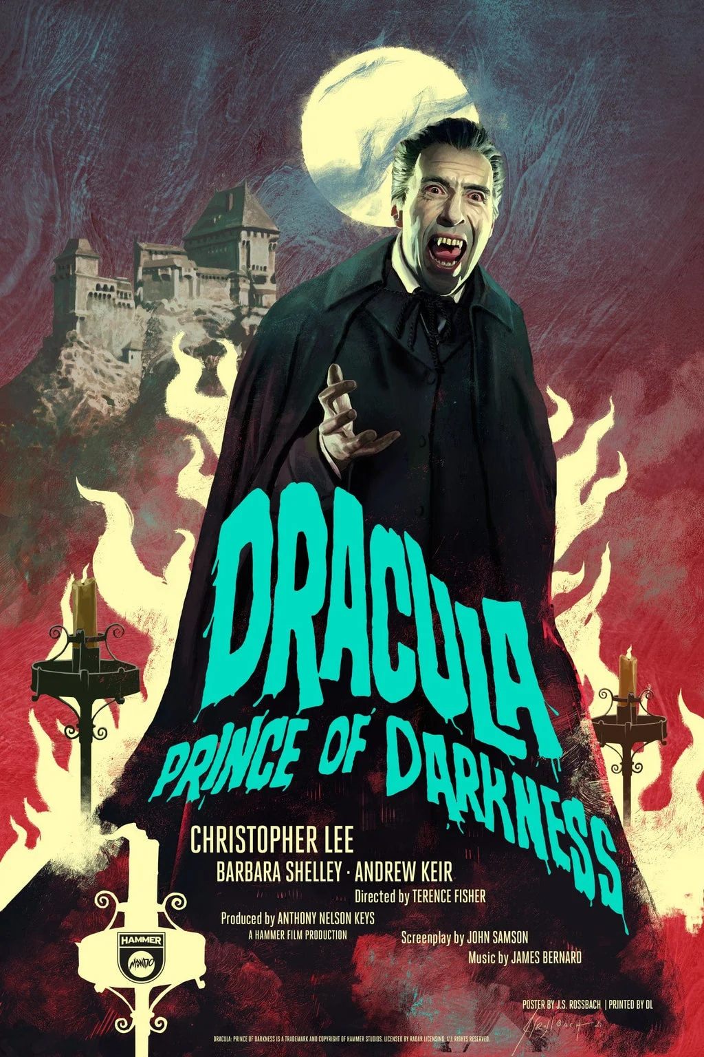 Dracula: Prince of Darkness Poster - J.S. Rossbach