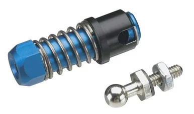 Sullivan Products S-591 4-40 Aluminum Ball Connector Blue