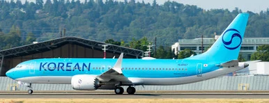 Korean Air Boeing 737 MAX 8 "NC" Reg: HL8567 SA2112 1:200 - JC Wings