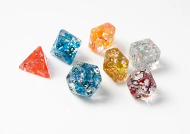 Sirius Dice 0007-01 Cancer Awareness Dice Set