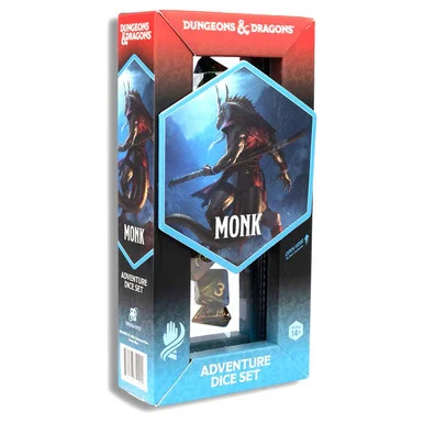 Sirius Dice SDZ2002-13B Dungeons and Dragons Adventure Dice - Monk: Blue (New)