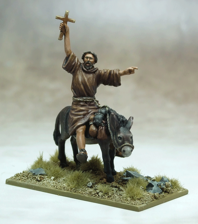 SAGA Age Of Crusades, Peter the Hermit, 28 mm Scale Metallic Figure - Gripping Beast