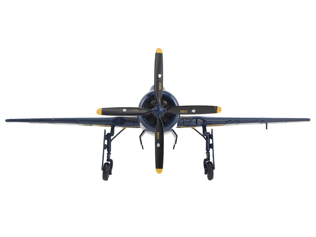 Grumman F8F Bearcat Fighter Aircraft "Blue Angels (#1-5 decals)" (1946) United States Navy "SkyMax Models" Series 1/72 Diecast Model by Hobby Master