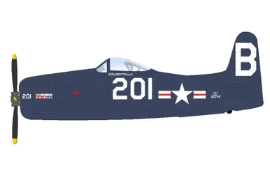 U.S. Navy F8F Bearcat SM1014 Scale 1:72 - Hobby Master