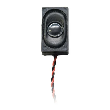 Digitrax SP26158B Rectangular 26.5mm x 15.5mm x 9mm 8 Ohm Compact Box Speaker w/ Enclosure & Wires