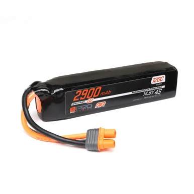 Spektrum SPMX-1067 14.8V 2900mAh 4S 120C Smart G2 Pro Air LiPo Battery: IC3