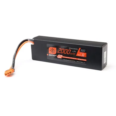Spektrum SPMX203S30H2 11.1V 2000mAh 3S 30C Smart G2 LiPo Battery: IC2