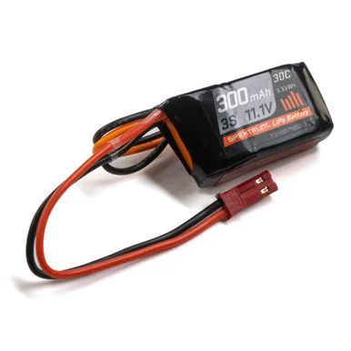 Spektrum SPMX3003SJ30 11.1V 300mAh 3S 30C LiPo Battery: RCY