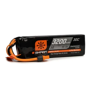 Spektrum SPMX32003S30 3200mAh 3S 11.1V Smart LiPo 30C; IC3