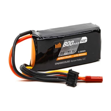 Spektrum SPMX8003SJ50 11.1V 800mAh 3S 50C Li-Po; JST-RCY
