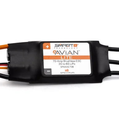 Spektrum SPMXAE70B Avian Lite 70-Amp Brushless Smart ESC, 3S-6S IC3