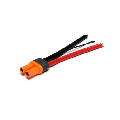 Spektrum SPMXCA505 Connector: IC5 Battery with 4" Wires, 10 AWG