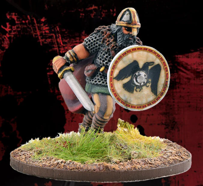 SAGA Age of Vikings, Viking Warlord D, 28 mm Scale Metal Figures - Gripping Beast