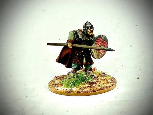 SAGA Age of Vikings, Viking Warlord C, 28 mm Scale Metal Figures - Gripping Beast