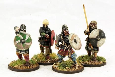 SAGA Age of Vikings, Viking Hirdmen (Hearthguard) (1 Point), 28 mm Scale Metal Figures - Gripping Beast
