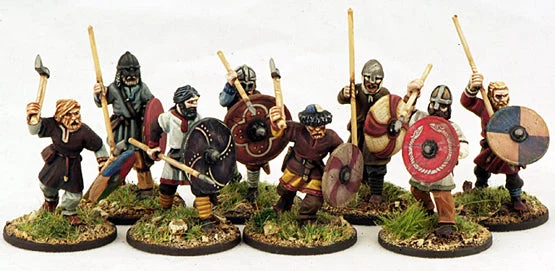 SAGA Age of Vikings, Viking Bondi (Warriors) (1 Point), 28 mm Scale Metal Figures - Gripping Beast