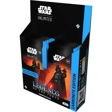 Star Wars: Unlimited - Legends of the Force: Carbonite Booster Display