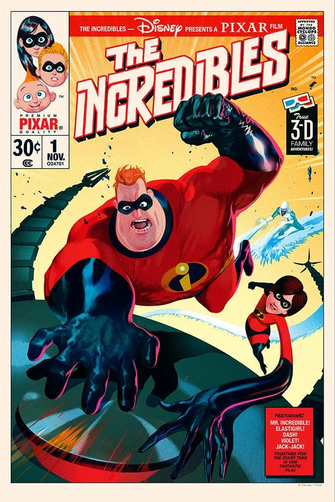 The Incredibles Poster - Stan & Vince