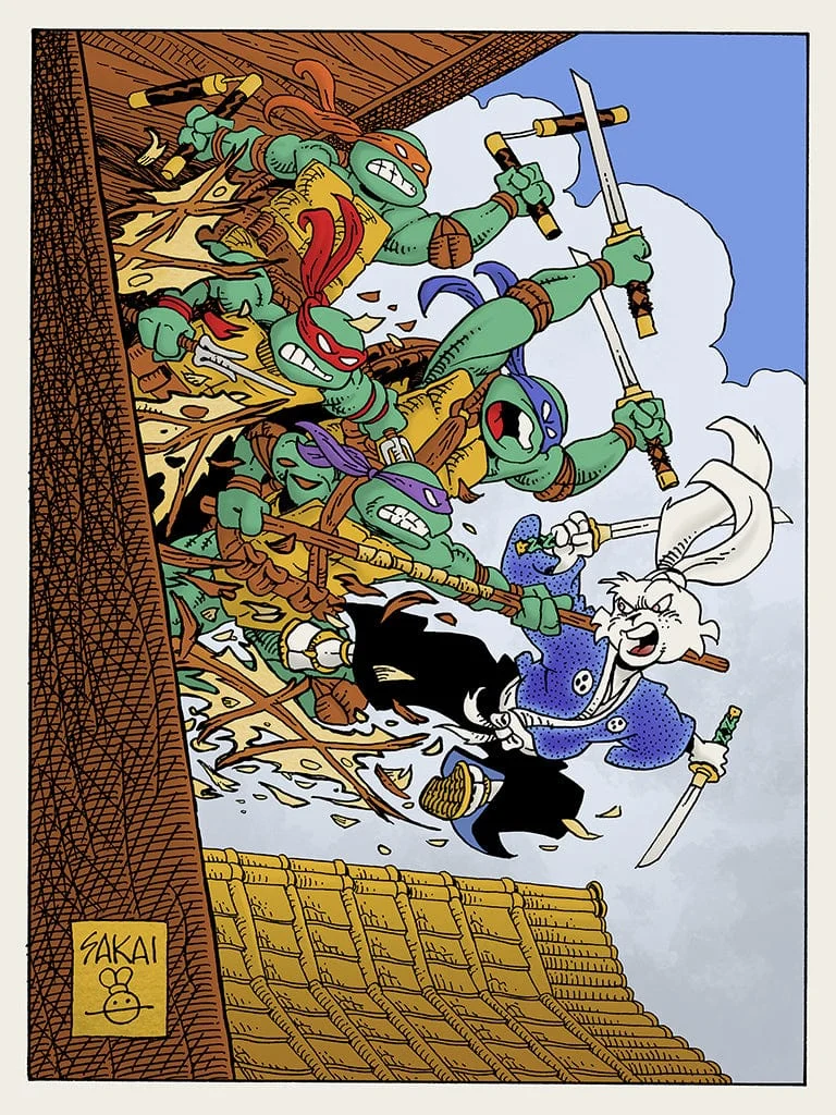 Usagi Yojimbo vs the Turtles - Stan Sakai