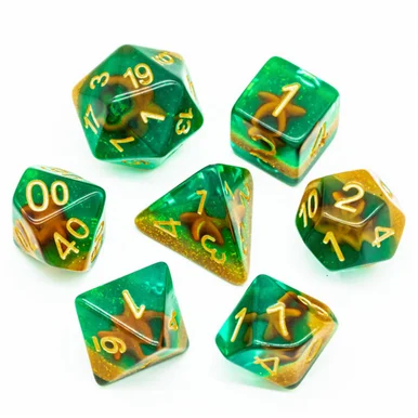 Foam Brain Games 2225 Sand Sifting Starfish RPG Dice - FoamBrain
