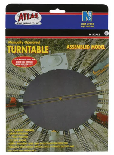 Atlas Model Railroad 2790 N Manual Turntable