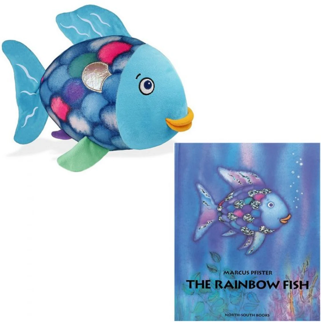 The Rainbow Fish (HC) & The Rainbow Fish Plush Toy - Yottoy Productions, Inc