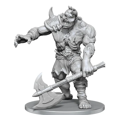 Pathfinder Battles Deep Cuts Unpainted Miniatures: W28 Dread Zombie Cyclops - WizKids - WZK