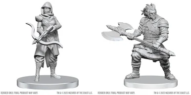 Dungeons & Dragons: Nolzur`s Marvelous Unpainted Miniatures - W28 Assassin & Berserker