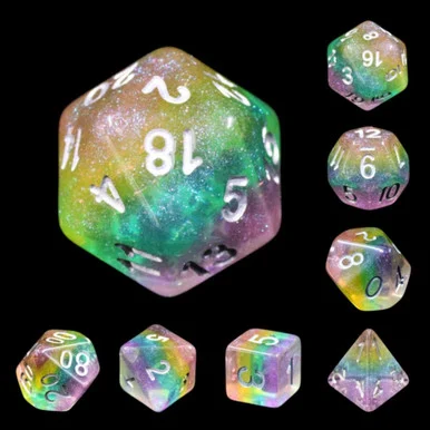 Foam Brain Games 2012 Fairy Dust RPG Dice Set - FoamBrain