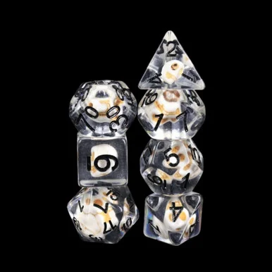 Foam Brain Games 2077 Stone Skull Dice Set - FoamBrain